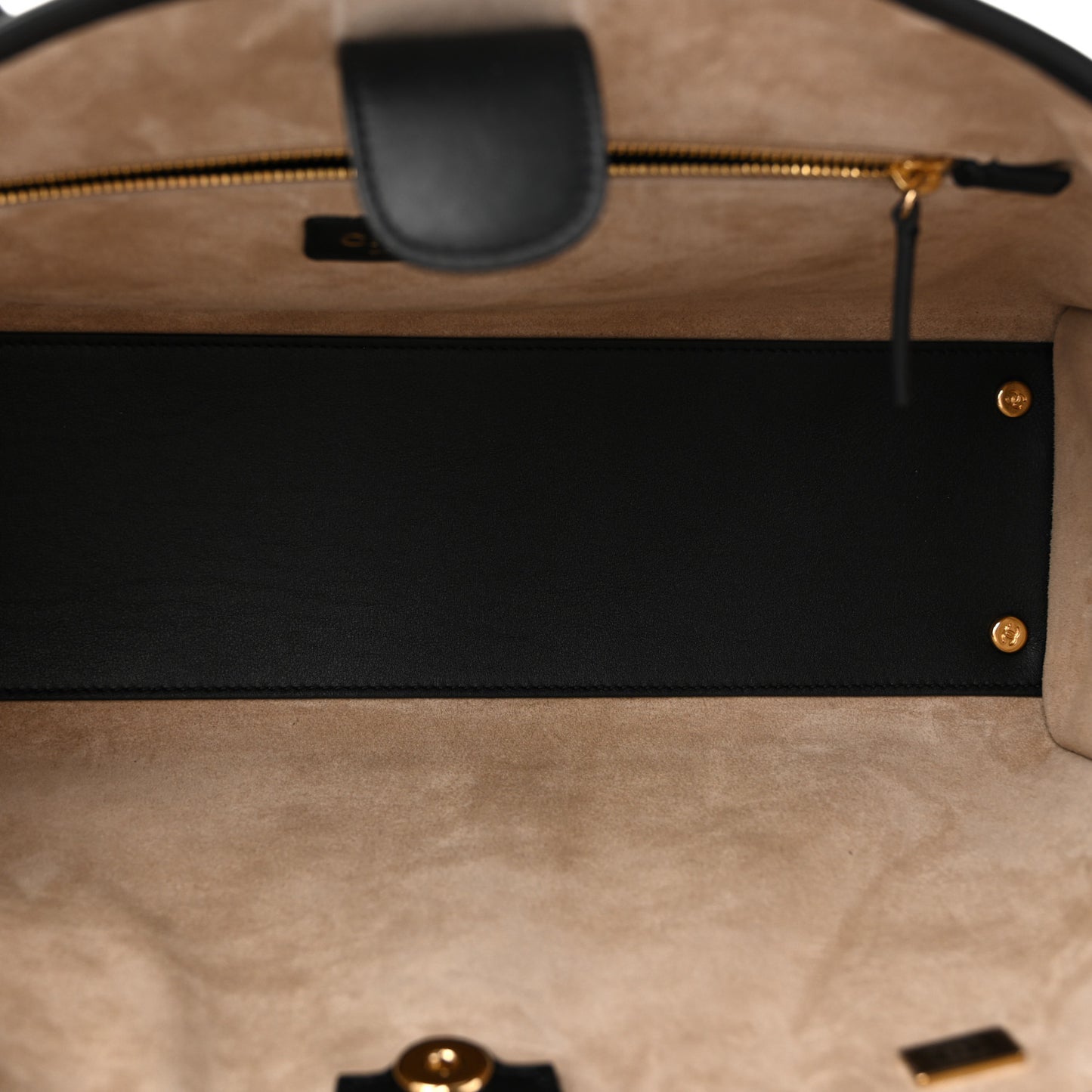 Calfskin Archetype Small Shopping Tote Black
