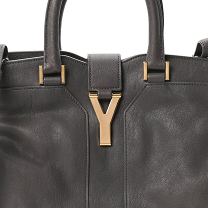 Saint Laurent Sheepskin Medium Cabas ChYc Grey 7 of 9