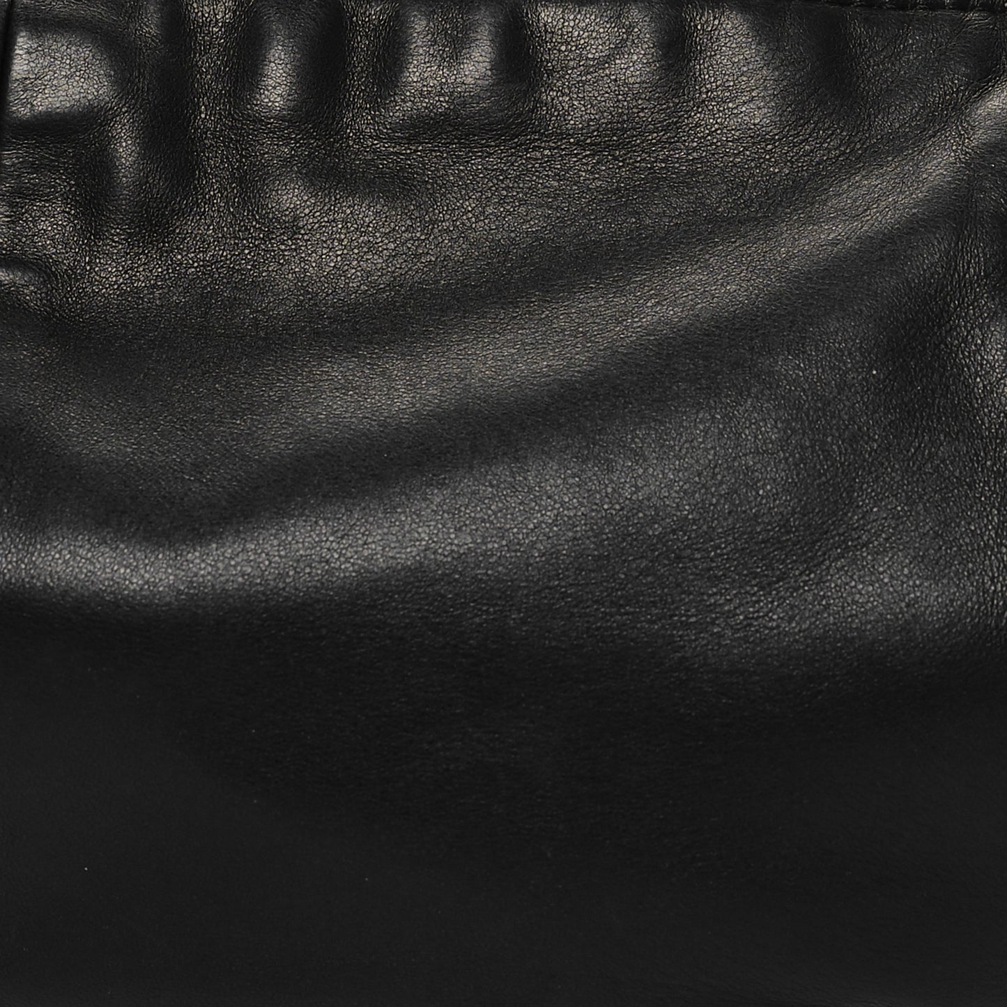 Lambskin Small Chain Hobo Black