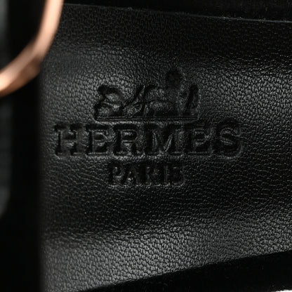 Hermes Velvet Jazz 90 Sandals 39 Black 6 of 9