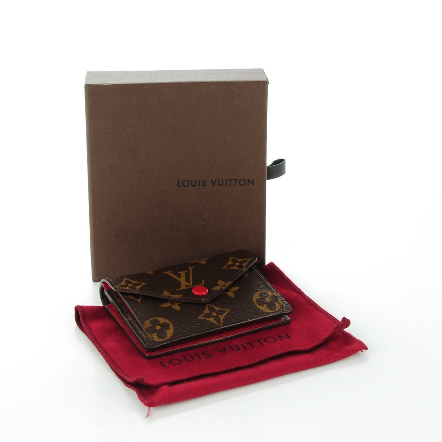 Monogram Compact Marie Wallet Rouge