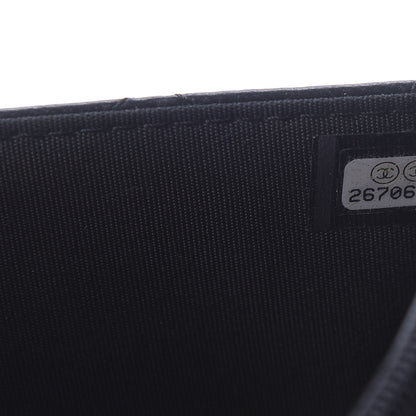 Chanel Lambskin Quilted Trendy CC Wallet On Chain WOC Black 9 of 10