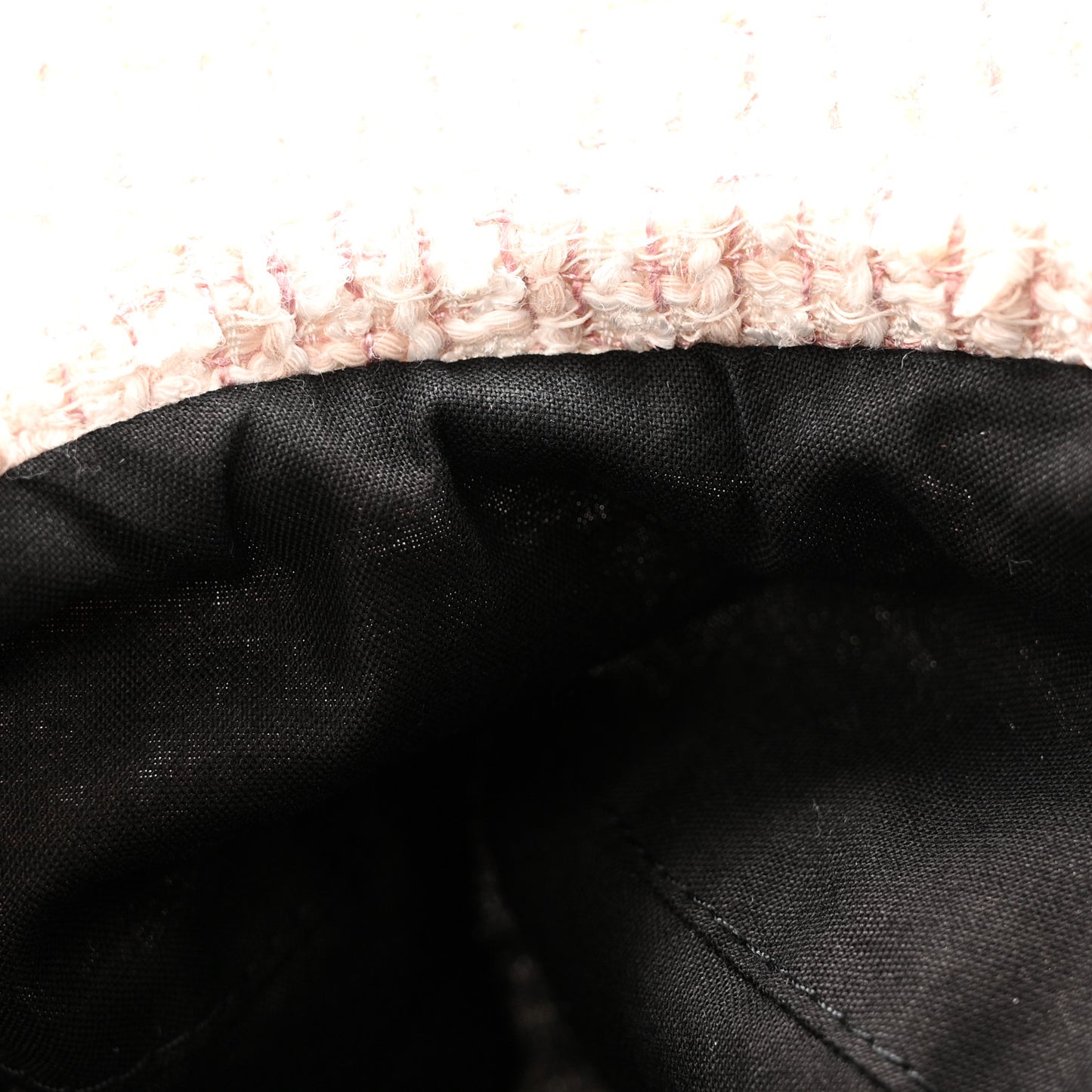 Cotton Tweed Newsboy Hat M Pink Ecru