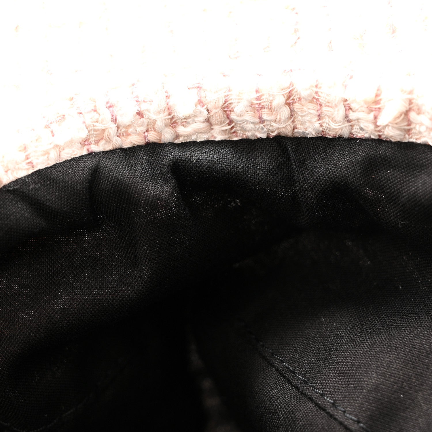 Chanel Cotton Tweed Newsboy Hat M Pink Ecru 10 of 10