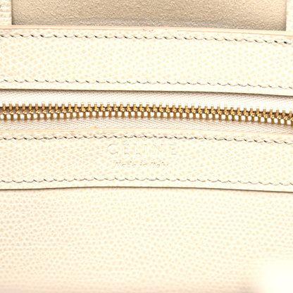 Celine Grained Calfskin Small Vertical Cabas Cream 5 of 28