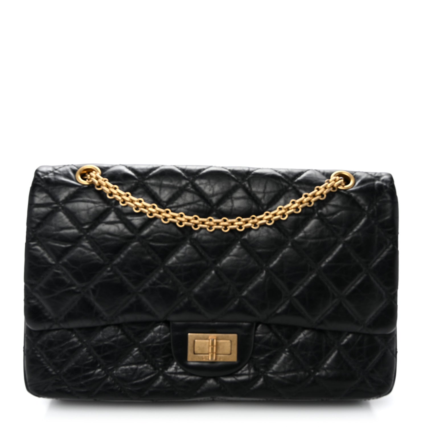 Chanel Aged Calfskin Quilted 2.55 Reissue 227 Flap Black 1 of 10