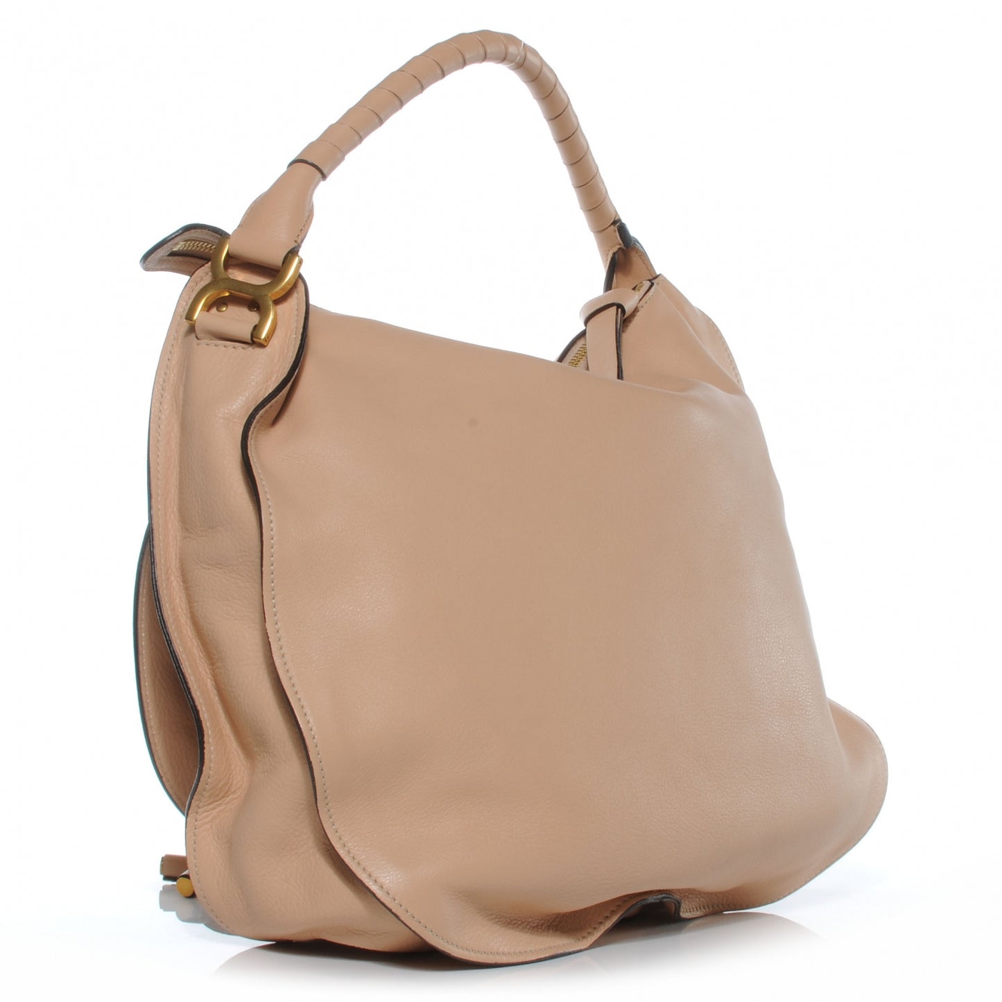 Calfskin Large Marcie Hobo Nude