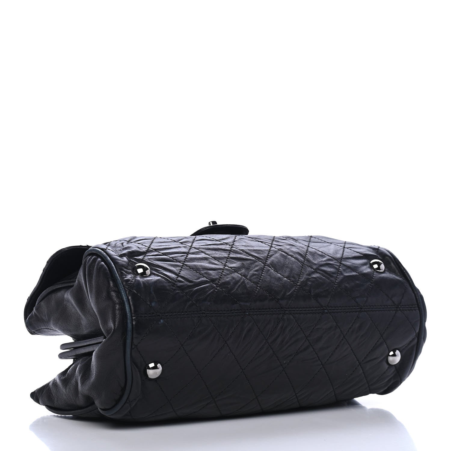 Chanel Lambskin Quilted Ritz Flap Bag Black 3 of 4