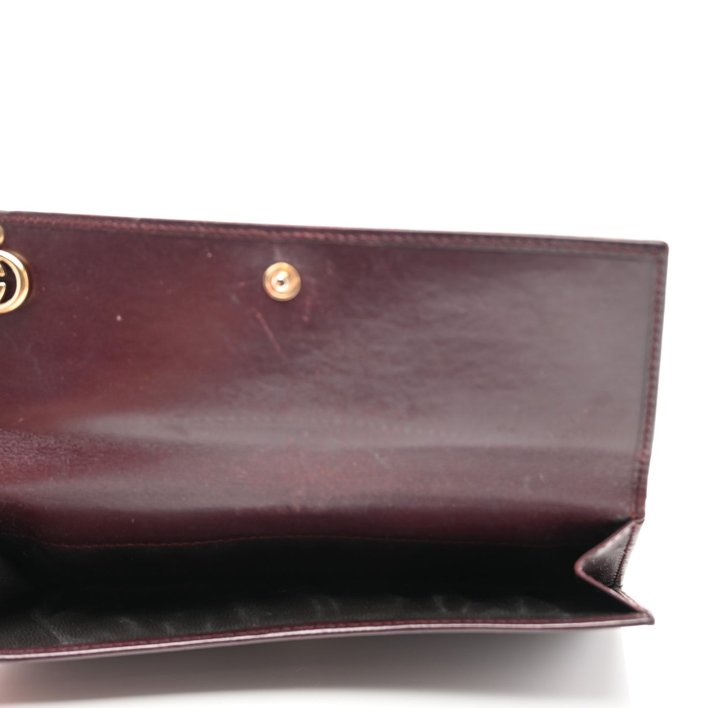 Imprime Monogram GG Pierce Continental Flap Wallet Bordeaux