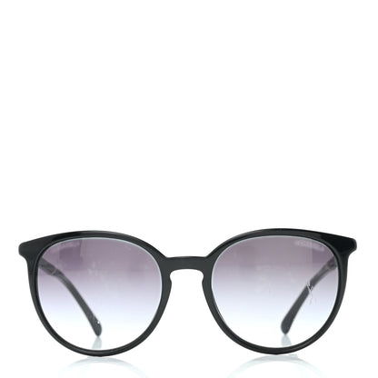 Chanel Acetate Butterfly Pearl Sunglasses 5394 Black 2 of 7