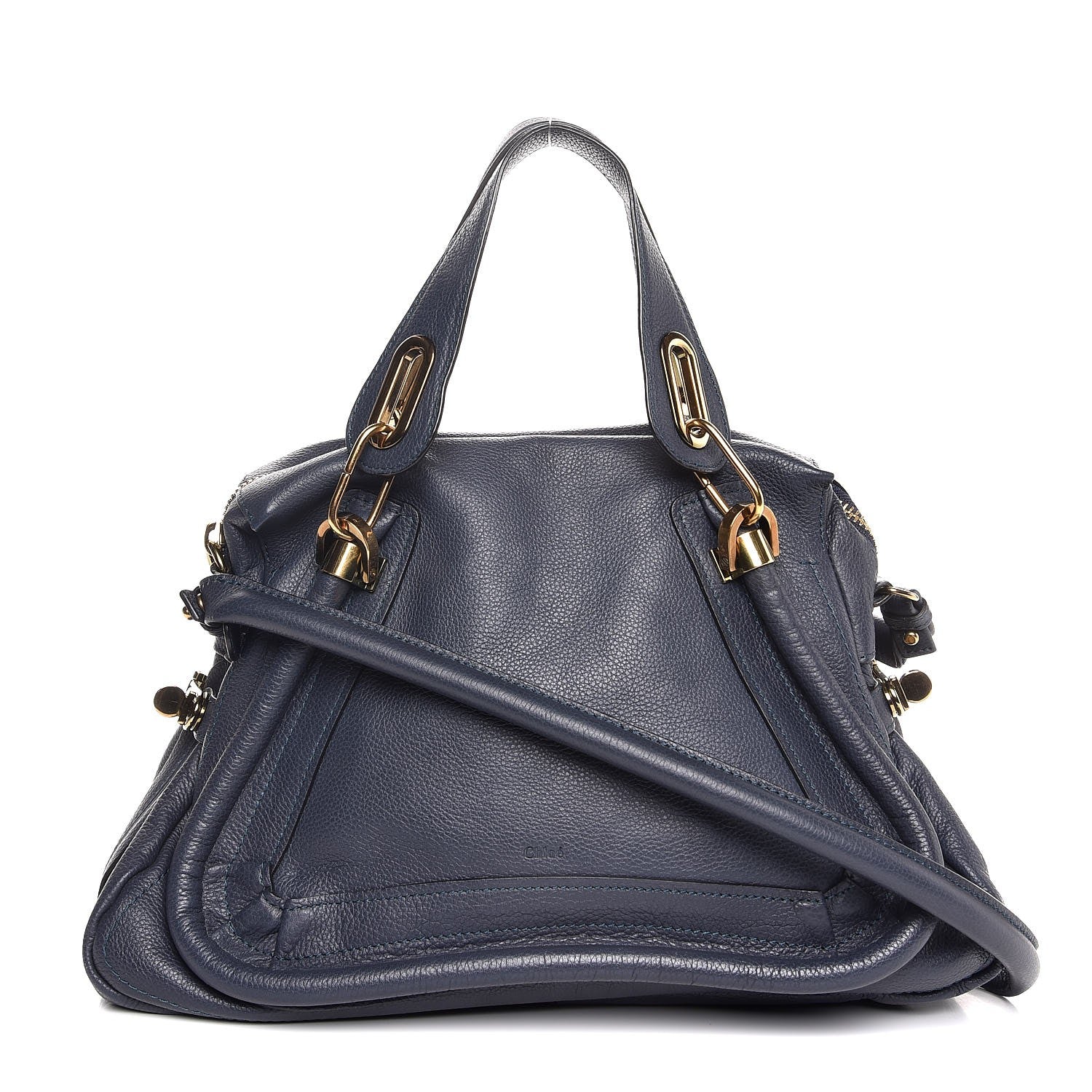 Chloe Calfskin Medium Paraty Navy 1 of 8
