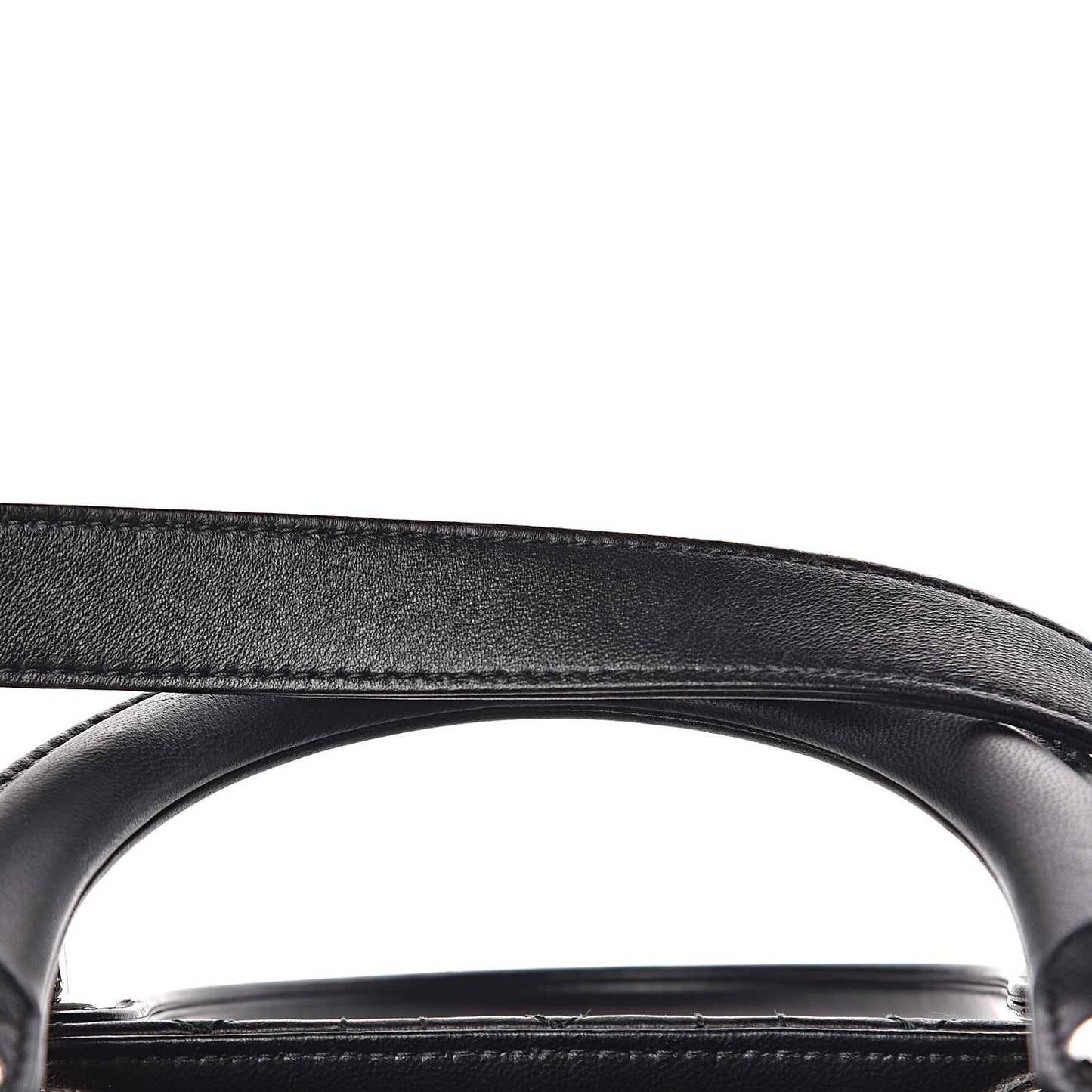 Lambskin Cannage Medium Lady Dior Black
