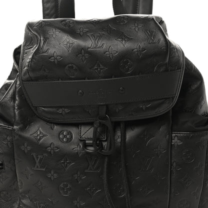 Louis Vuitton Calfskin Monogram Shadow Discovery Backpack Black 7 of 9