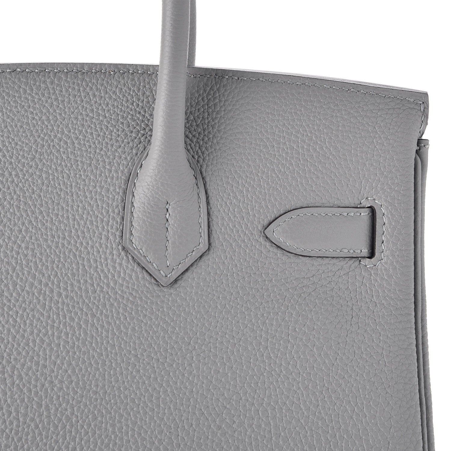 Hermes Togo Birkin 30 Gris Mouette 36 of 38