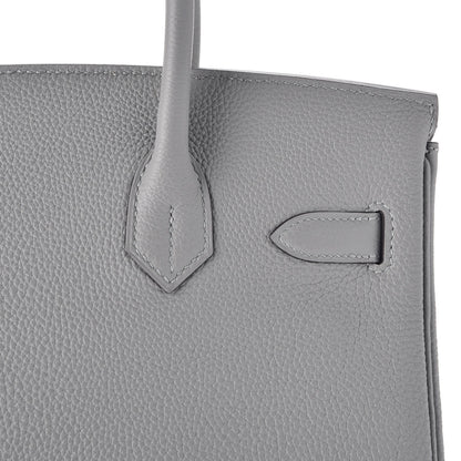 Hermes Togo Birkin 30 Gris Mouette 36 of 38