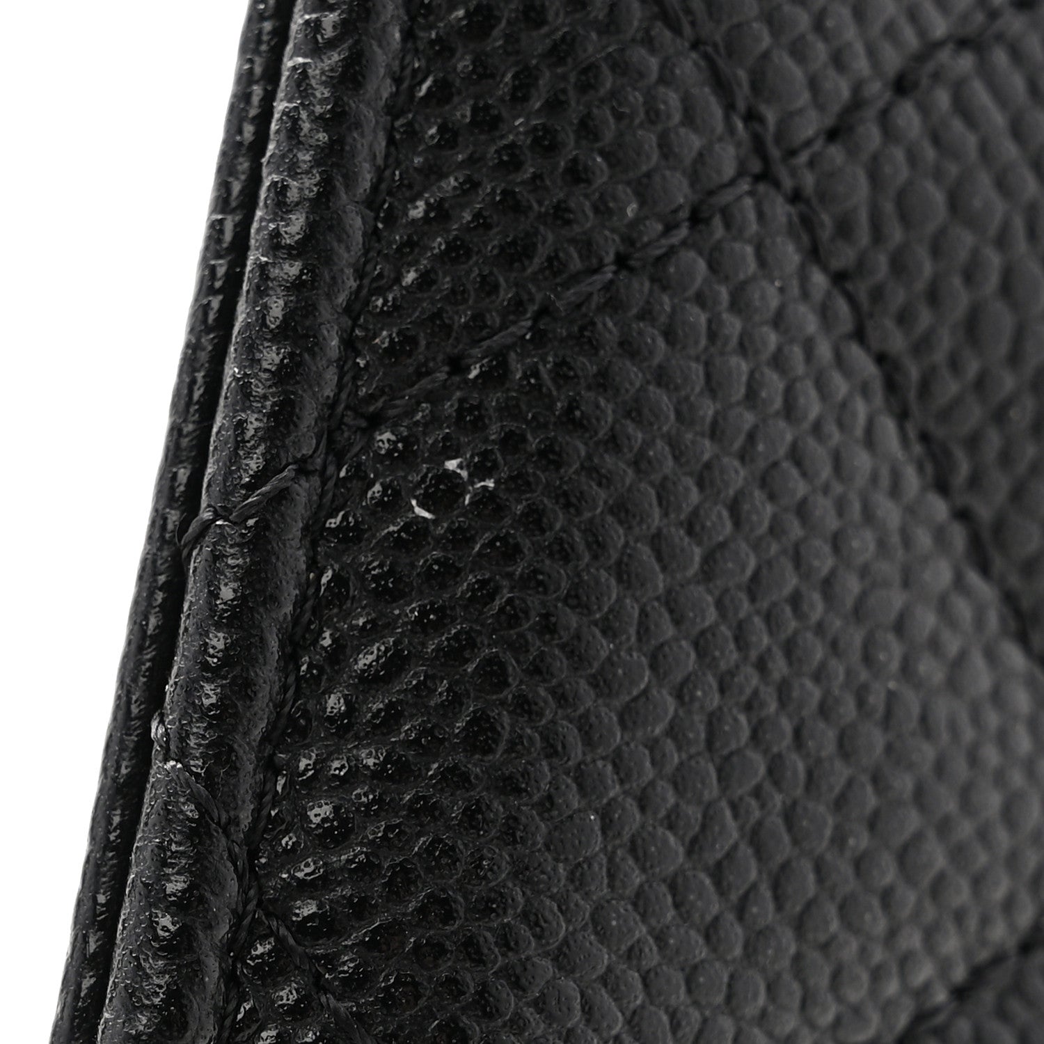 Chanel Caviar Quilted Flap Zip Card Holder Black 10 of 11