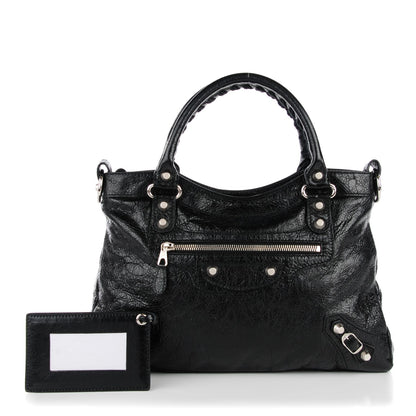Balenciaga Agneau Giant 12 Silver Hardware Town Black 1 of 9