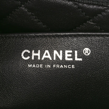 Chanel Calfskin Stitched Large Urban Luxury Top Handle Bag Black 8 of 12