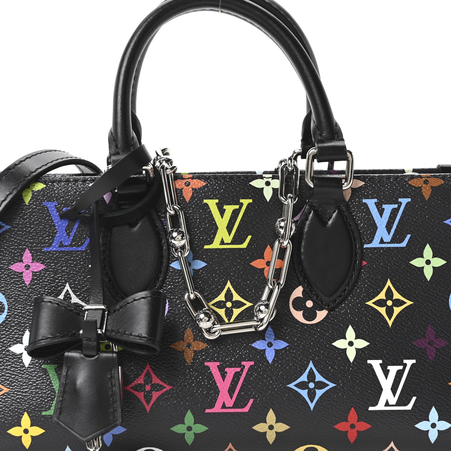 LV X TM Monogram Multicolor OnTheGo East West Black