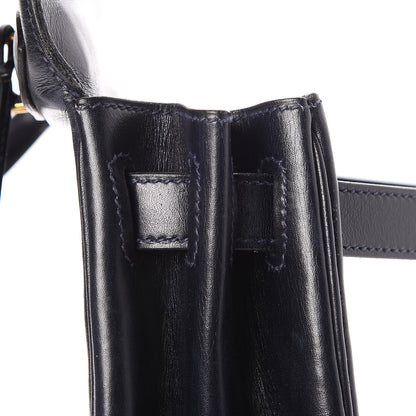Hermes Box Kelly Retourne 28 Indigo 30 of 38