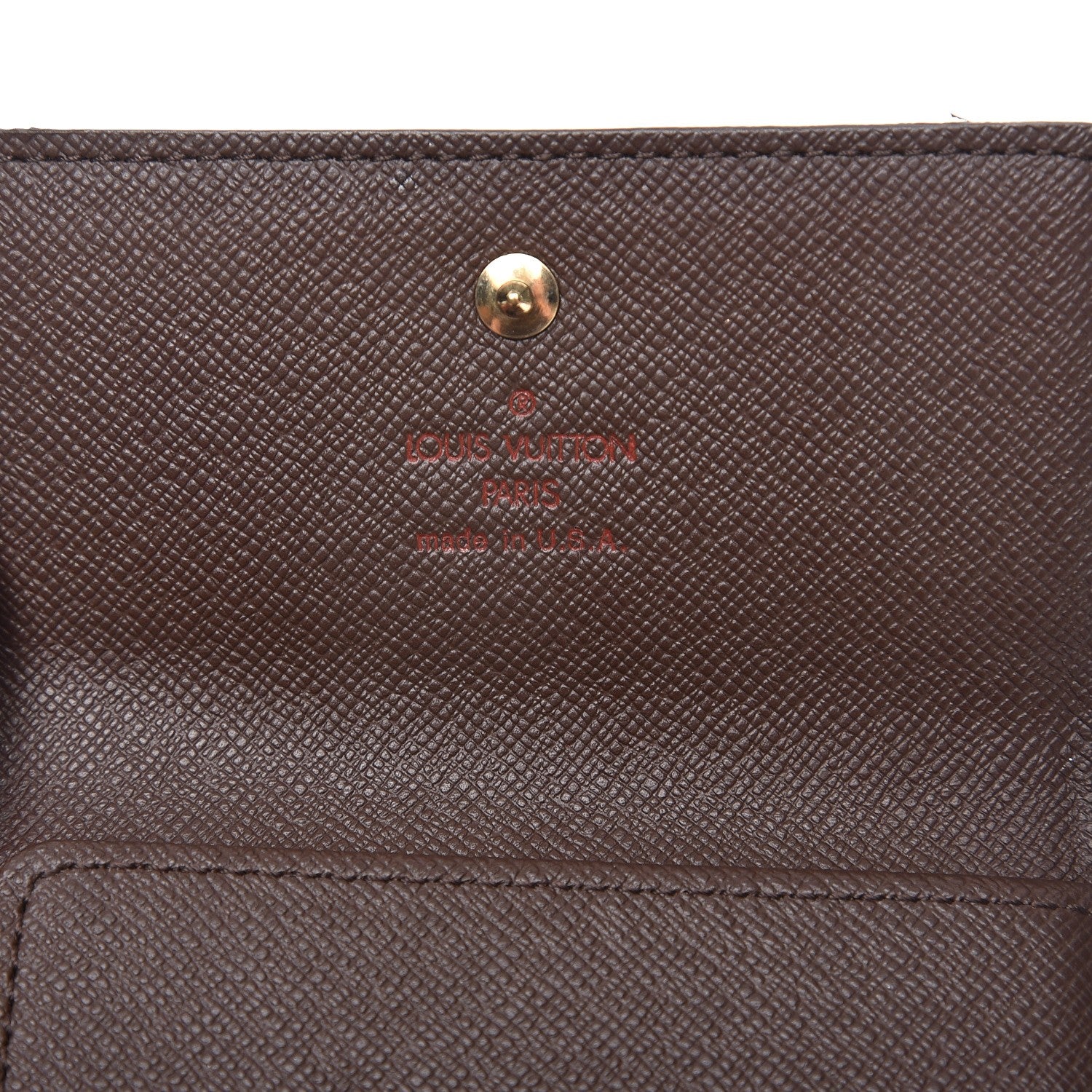 Louis Vuitton Damier Ebene Elise Wallet 5 of 6