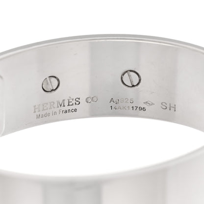 Hermes Sterling Silver MM Collier De Chien Bracelet SH 3 of 4