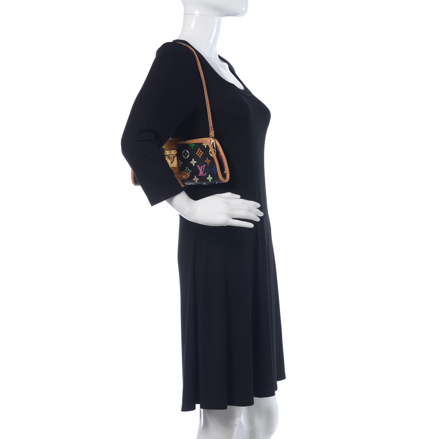 Monogram Multicolor Shirley Black