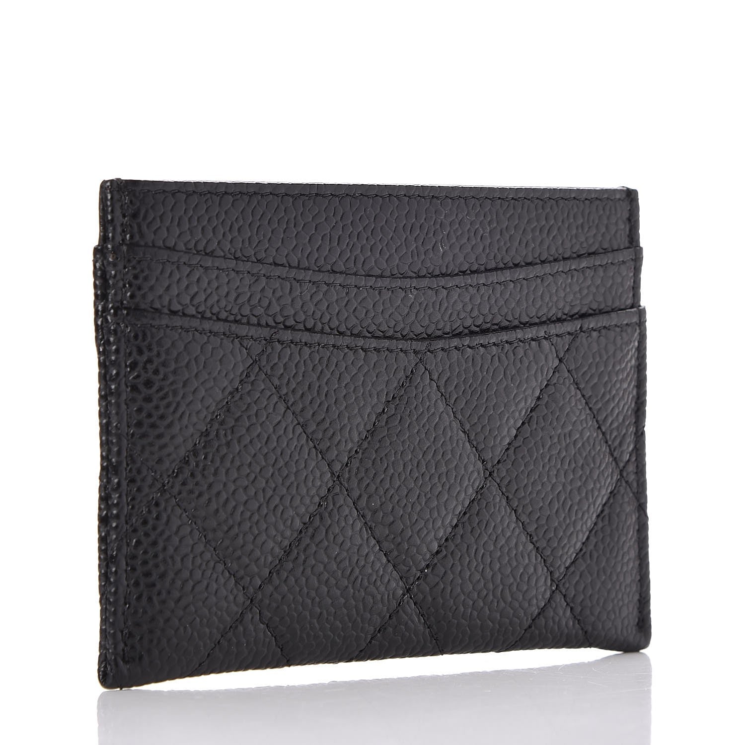 Chanel Caviar Quilted Card Holder Black 3 of 9