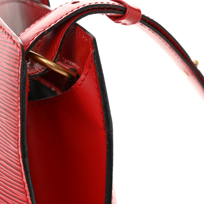 Louis Vuitton Epi Cluny Castillan Red 13 of 15