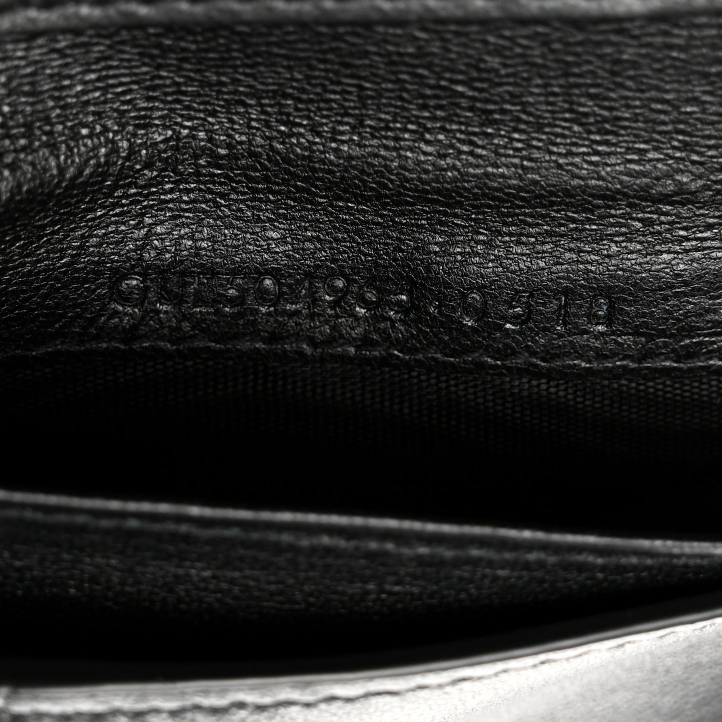 Lambskin Y Quilted Monogram Compact Loulou Wallet Black