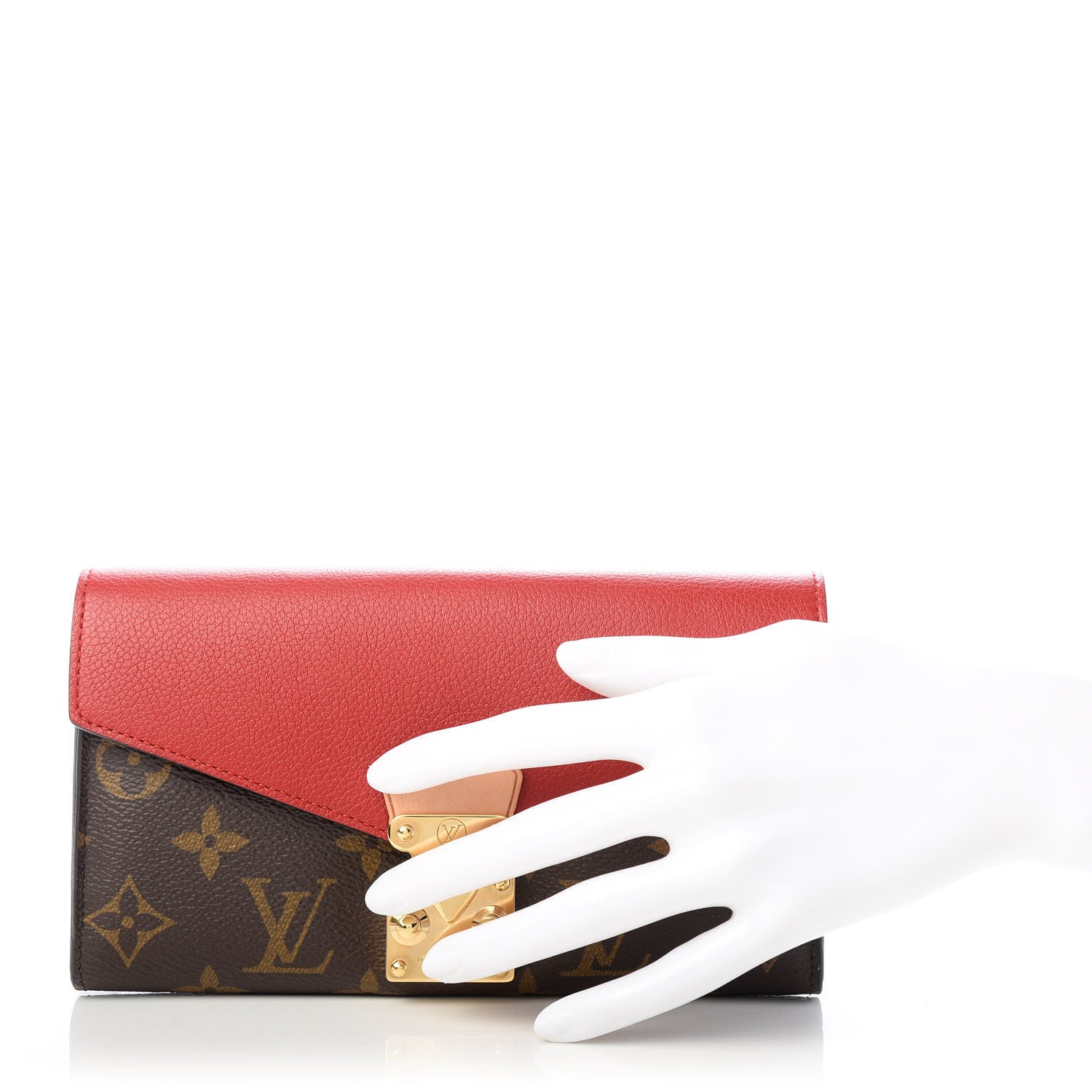 Louis Vuitton Monogram Pallas Wallet Cherry 2 of 7