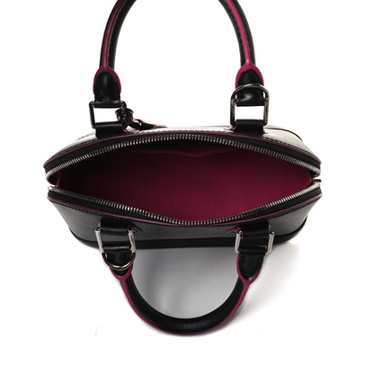 Louis Vuitton Epi Alma BB Black Hot Pink 5 of 17