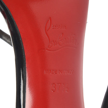 Christian Louboutin Patent Fliketta 100 Pumps 37.5 Black 6 of 11