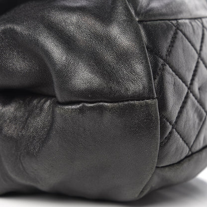 Chanel Shiny Lambskin Quilted Medium Trianon Messenger Flap Black 16 of 16