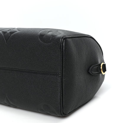 Louis Vuitton Empreinte Monogram Giant Speedy Bandouliere 25 Black 10 of 10