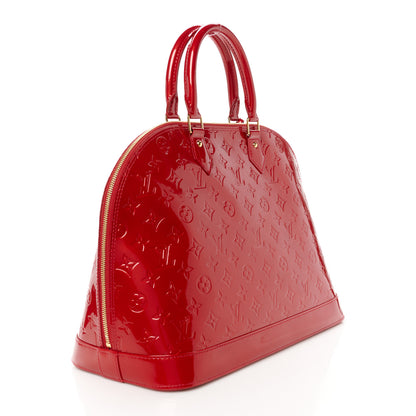 Louis Vuitton Vernis Alma GM Pomme D'Amour 3 of 10