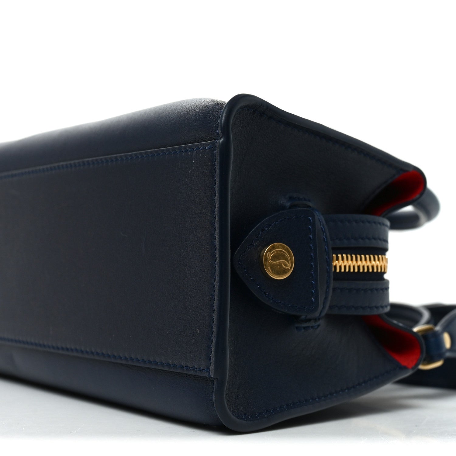 Christian Louboutin Calfskin Cordia Venus Handbag Marine 9 of 9