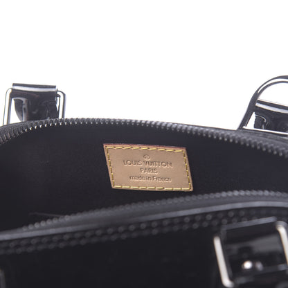 Louis Vuitton Vernis Alma BB Noir Magnetique 6 of 9