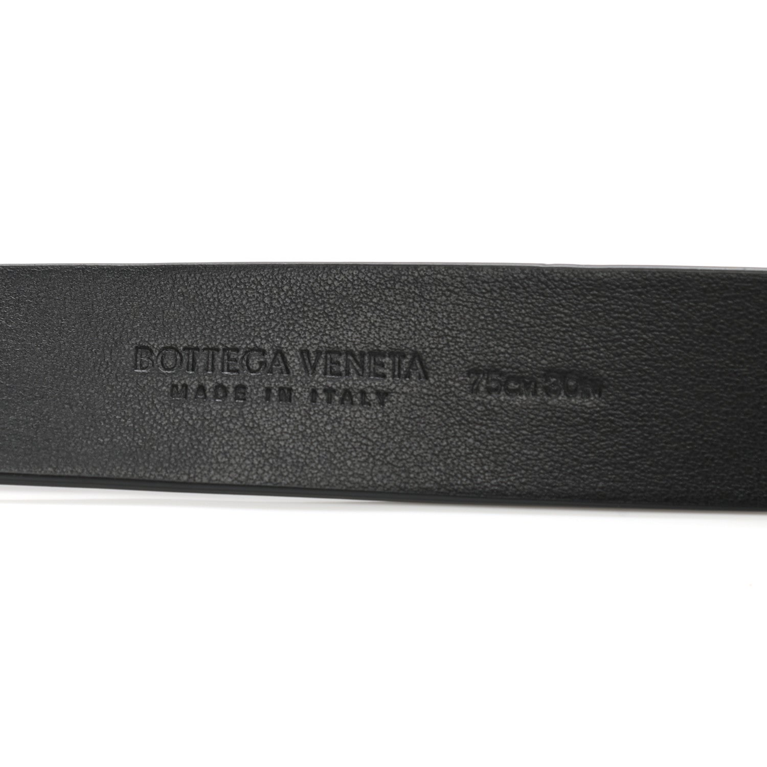 Bottega Veneta Calfskin Triangle Belt 75 30 Black 5 of 5