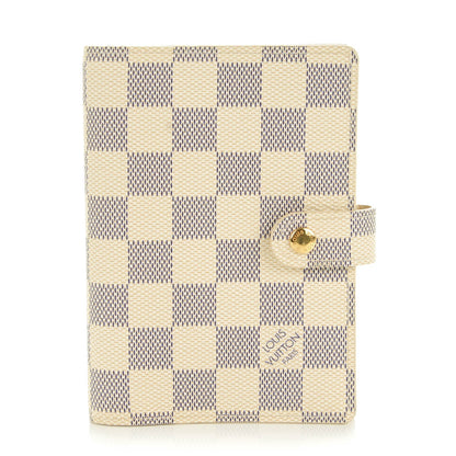 Louis Vuitton Damier Azur Small Ring Agenda Cover 1 of 7