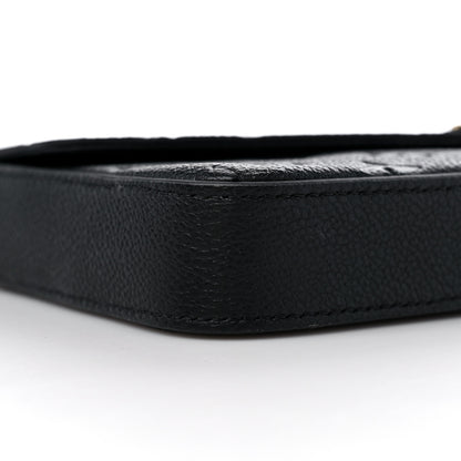 Louis Vuitton Empreinte Pochette Felicie Chain Wallet Black 8 of 11