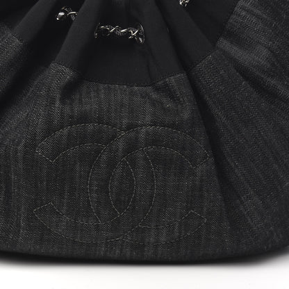 Chanel Denim Quilted Stretch Spirit Large Cabas Tote Blue 9 of 9