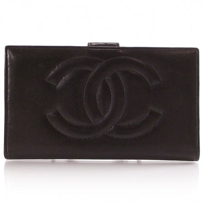 Chanel Lambskin CC Wallet Black 1 of 10