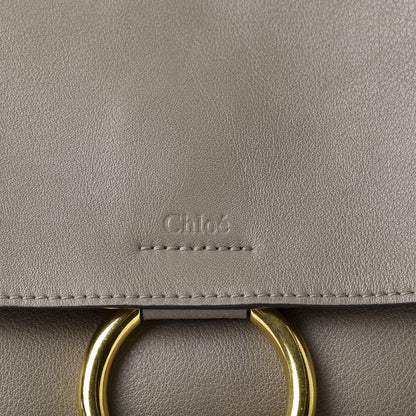 Chloe Calfskin Small Faye Day Shoulder Bag Motty Grey 17 of 19