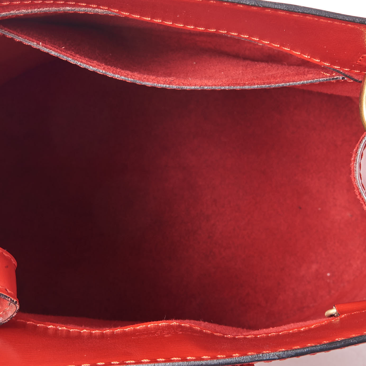 Louis Vuitton Epi Cluny Castillan Red 4 of 8