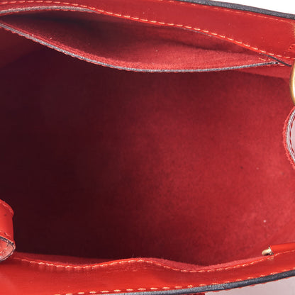 Louis Vuitton Epi Cluny Castillan Red 4 of 8