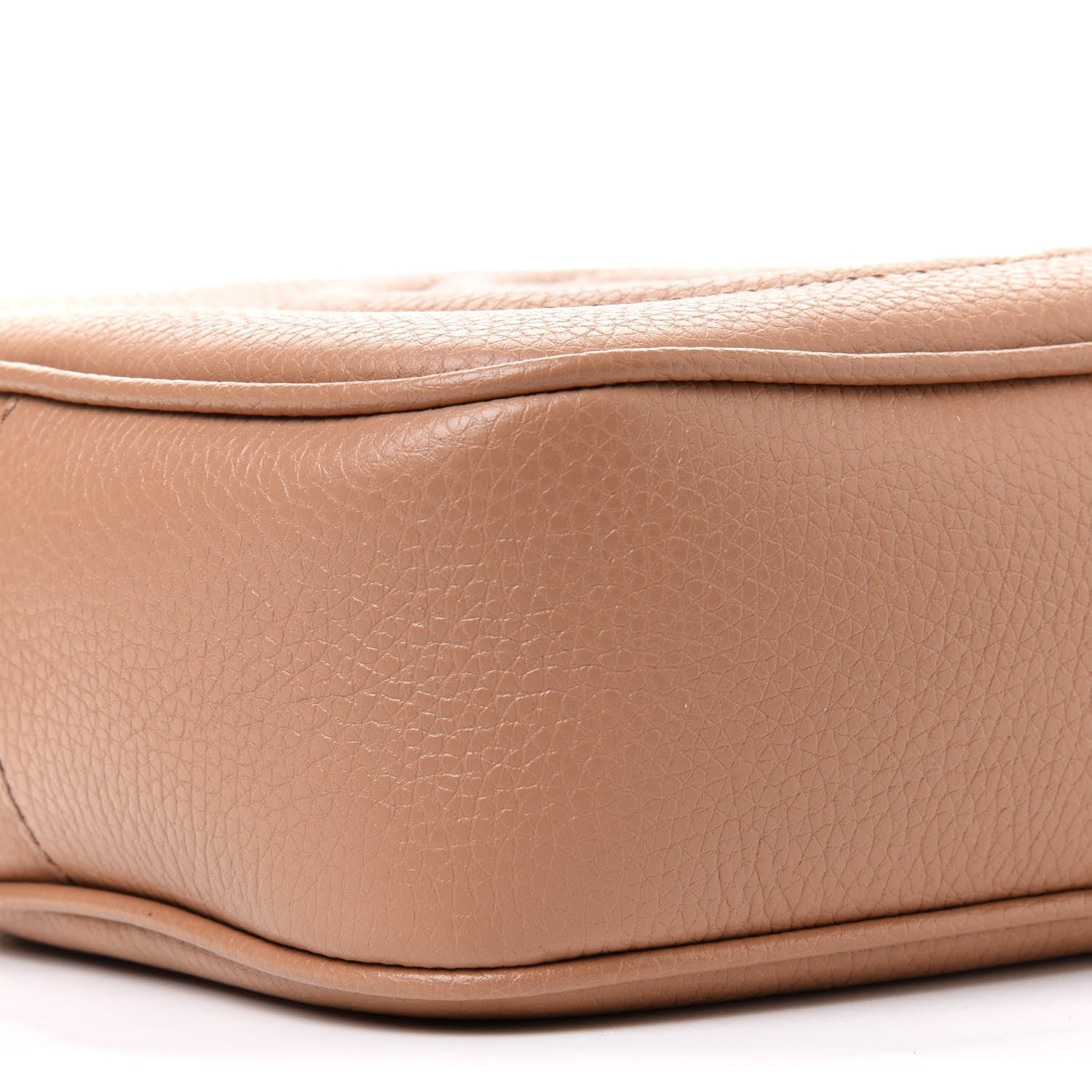 Gucci Pebbled Calfskin Small Soho Disco Bag Camelia 9 of 11