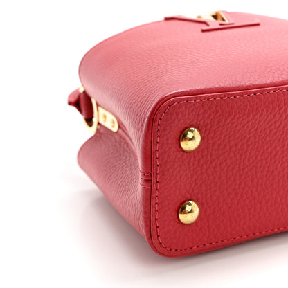 Louis Vuitton Taurillon Mini Capucines Scarlet 8 of 11