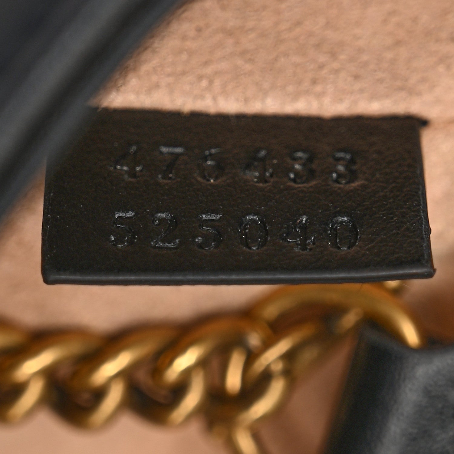 Gucci Calfskin Matelasse Super Mini GG Marmont Shoulder Bag Black 7 of 11