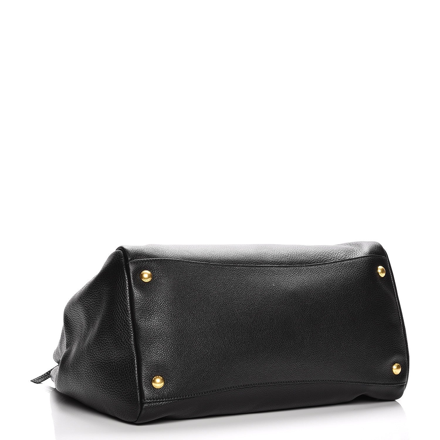 Prada Vitello Daino Tote Nero Black 5 of 9